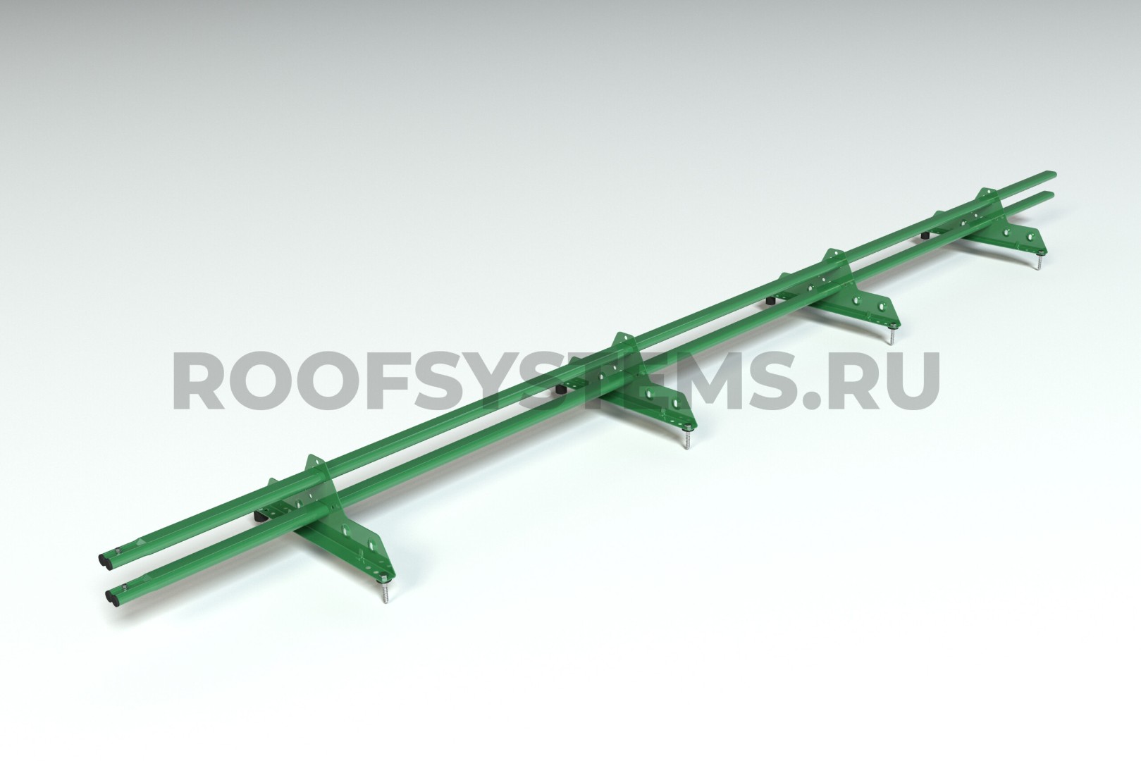 Снегозадержатель ELITE 40*20 овальный универсальный NEXT RAL 6005 (зеленый мох)