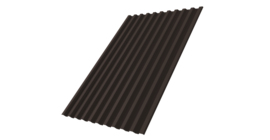 Профнастил С21R GL 0,5 Rooftop Бархат RR 32 темно-коричневый