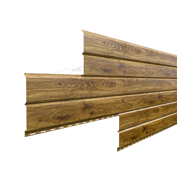 Сайдинг Металл Профиль Lбрус-15х240 (ECOSTEEL_T-12-Дуб-0.45)