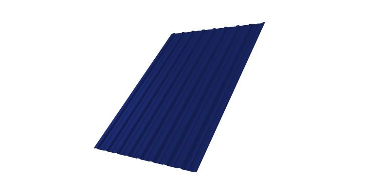 Профнастил С10A 0,45 PE RAL 5002 ультрамариново-синий