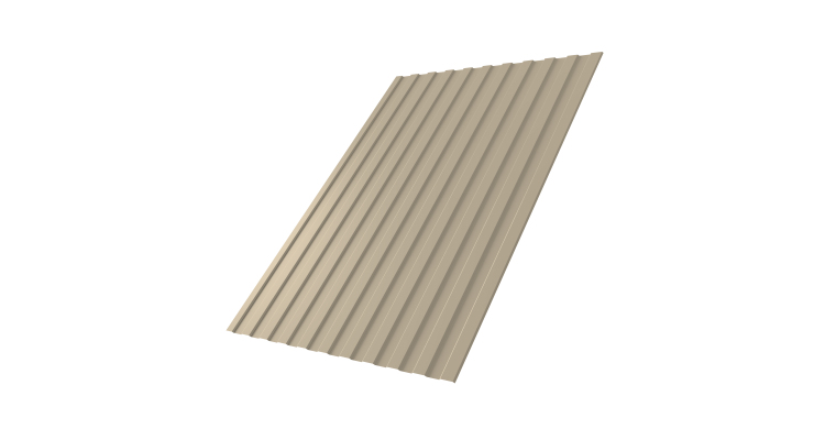 Профнастил С8А 0,45 Drap TX RAL 1015 светлая слоновая кость