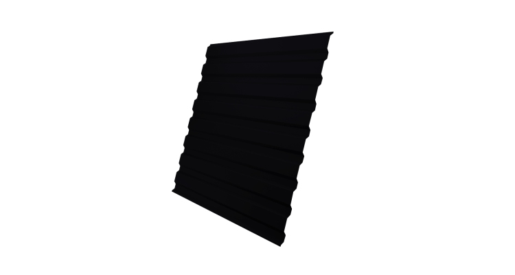Профнастил С20A 0.45 PE RAL 9005 черный